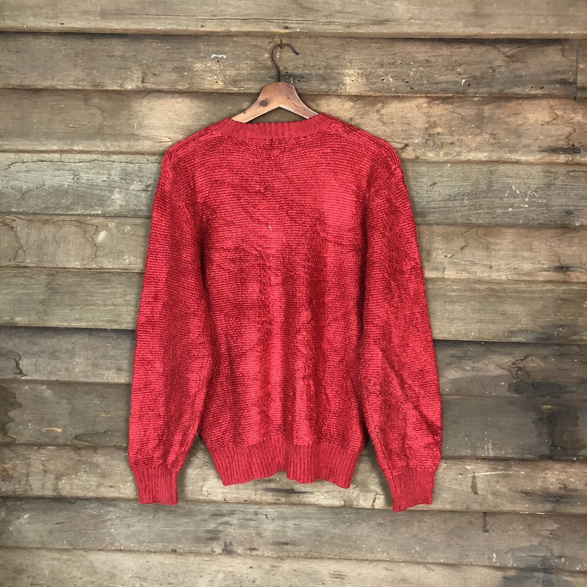Homespun Knitwear Tasty Red Knitwear sweatshirt vintage #H031 Size US M / EU 48-50 / 2 - 9 Thumbnail