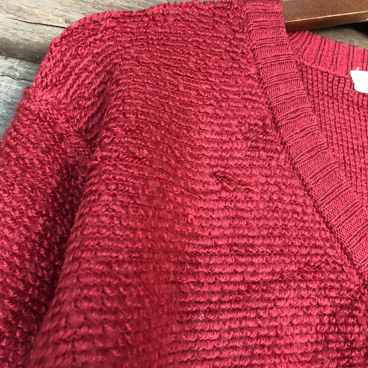 Homespun Knitwear Tasty Red Knitwear sweatshirt vintage #H031 Size US M / EU 48-50 / 2 - 7 Thumbnail