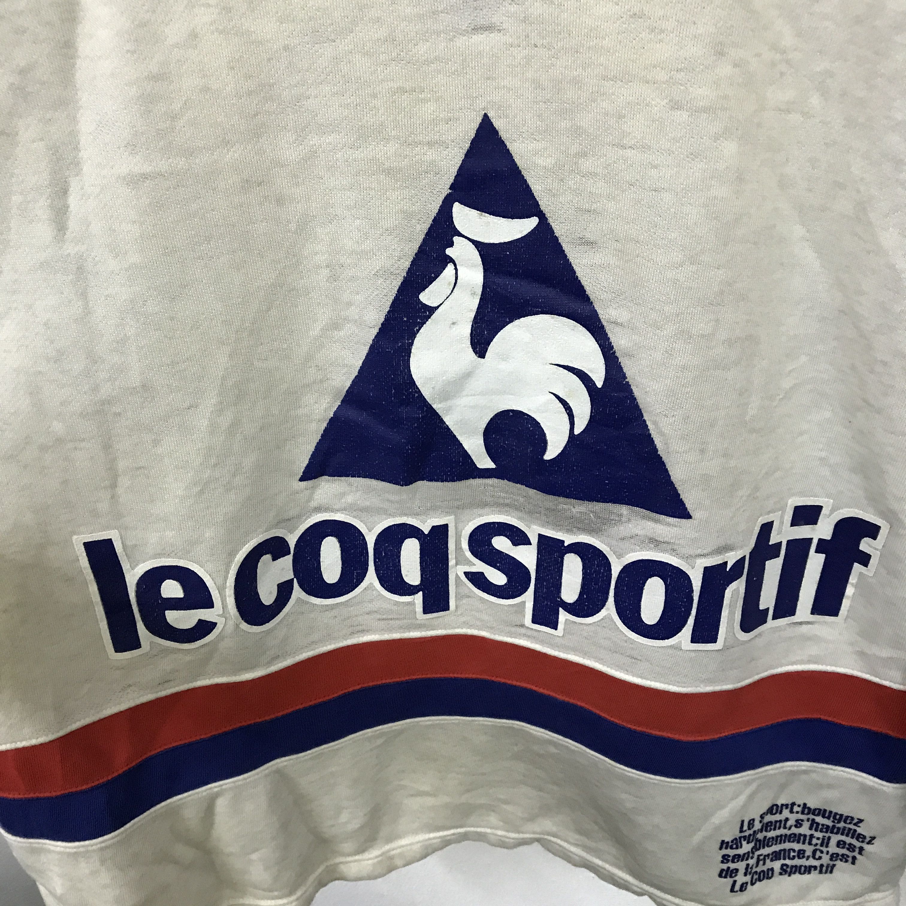 Le Coq Sportif Vintage BigLogo Sweatshirt Size US L / EU 52-54 / 3 - 3 Thumbnail
