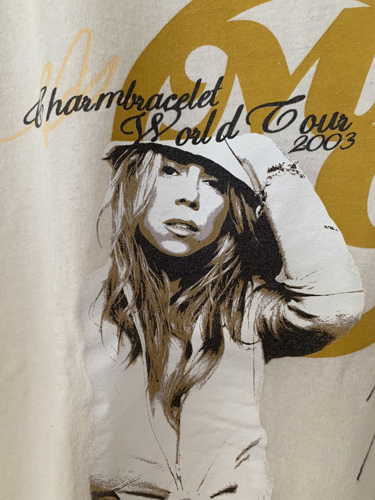 Band Tees Vintage Mariah Carey Charmbracelet World Tour 2003 T-Shirt Size US M / EU 48-50 / 2 - 5 Thumbnail