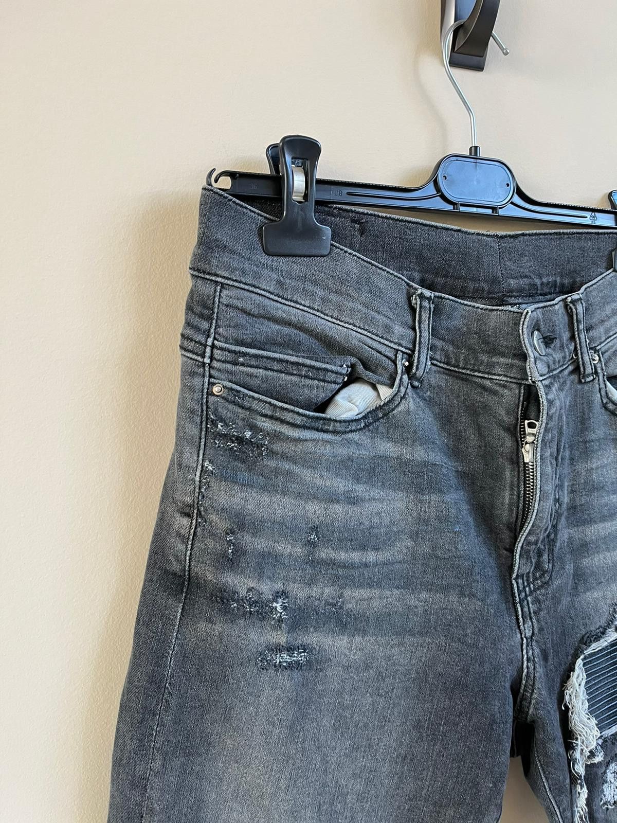 Amiri Jeans Pants in Dirty Black Size US 34 / EU 50 - 8 Thumbnail