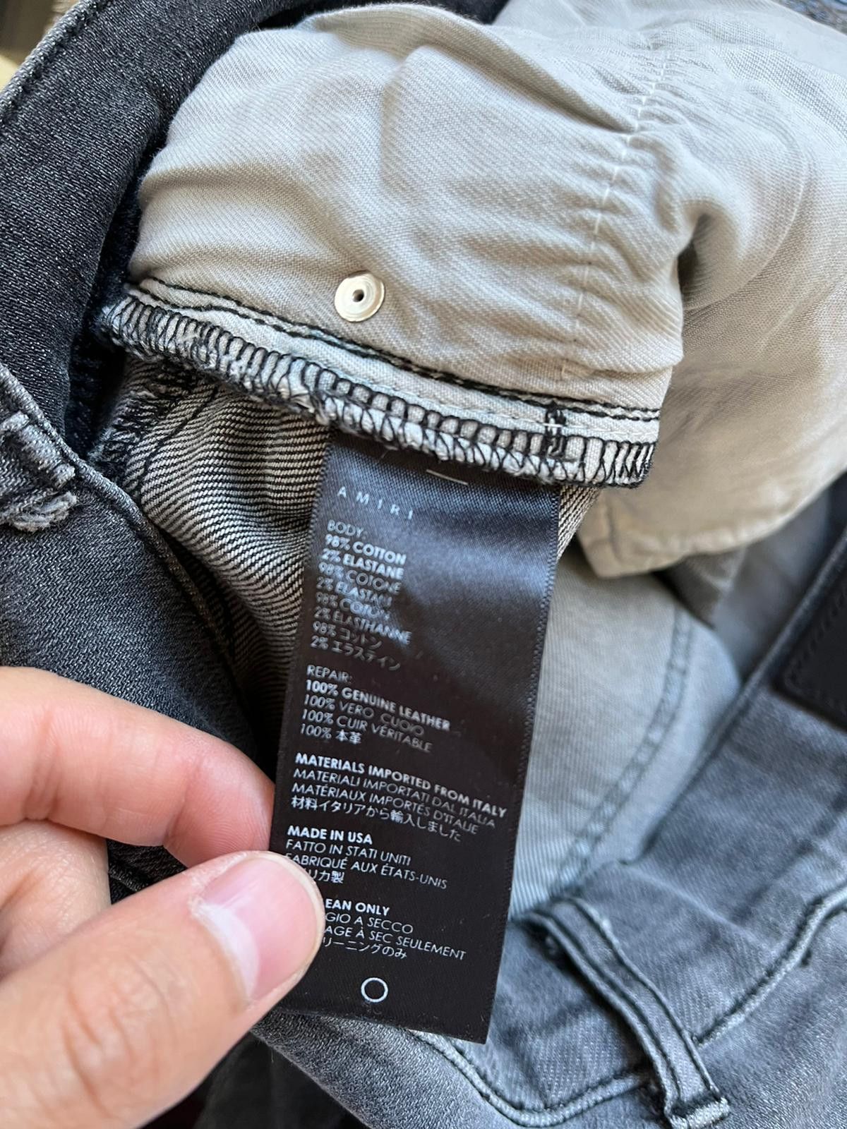 Amiri Jeans Pants in Dirty Black Size US 34 / EU 50 - 18 Thumbnail