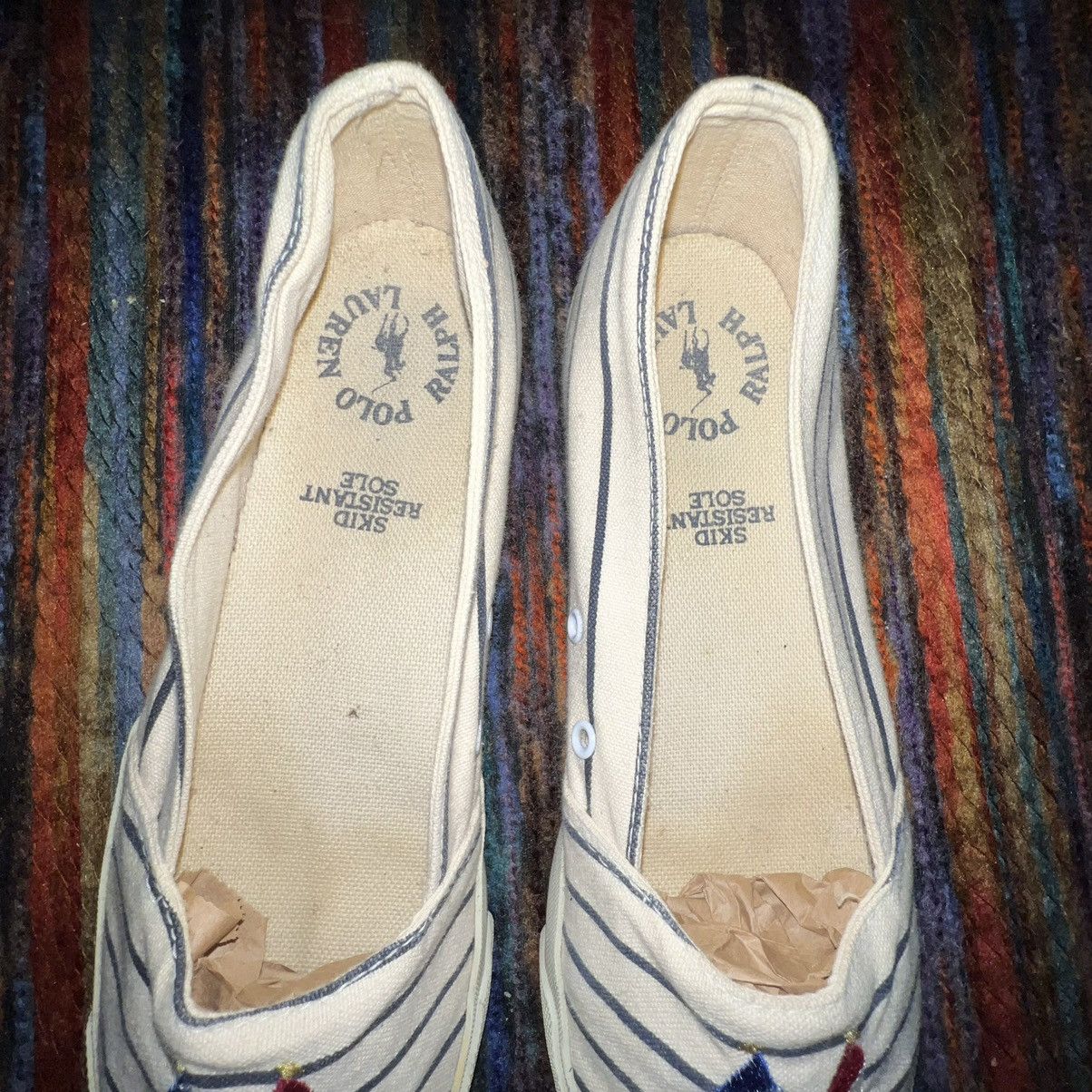 Polo Ralph Lauren × Vintage Vintage Polo Ralph Lauren Flags Espadrille 8W 6.5M Size US 8 / IT 38 - 4 Thumbnail