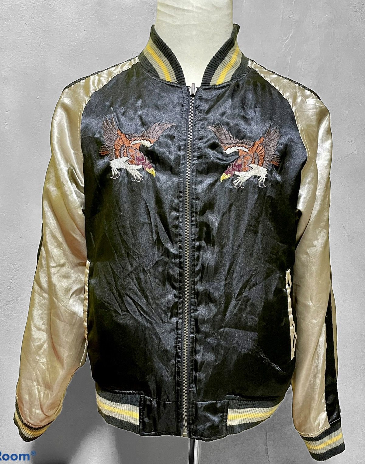 Japanese Brand × Vintage Sukajan Jacket Japan Geisha Dragon Reversible Jacket Size US M / EU 48-50 / 2 - 3 Thumbnail