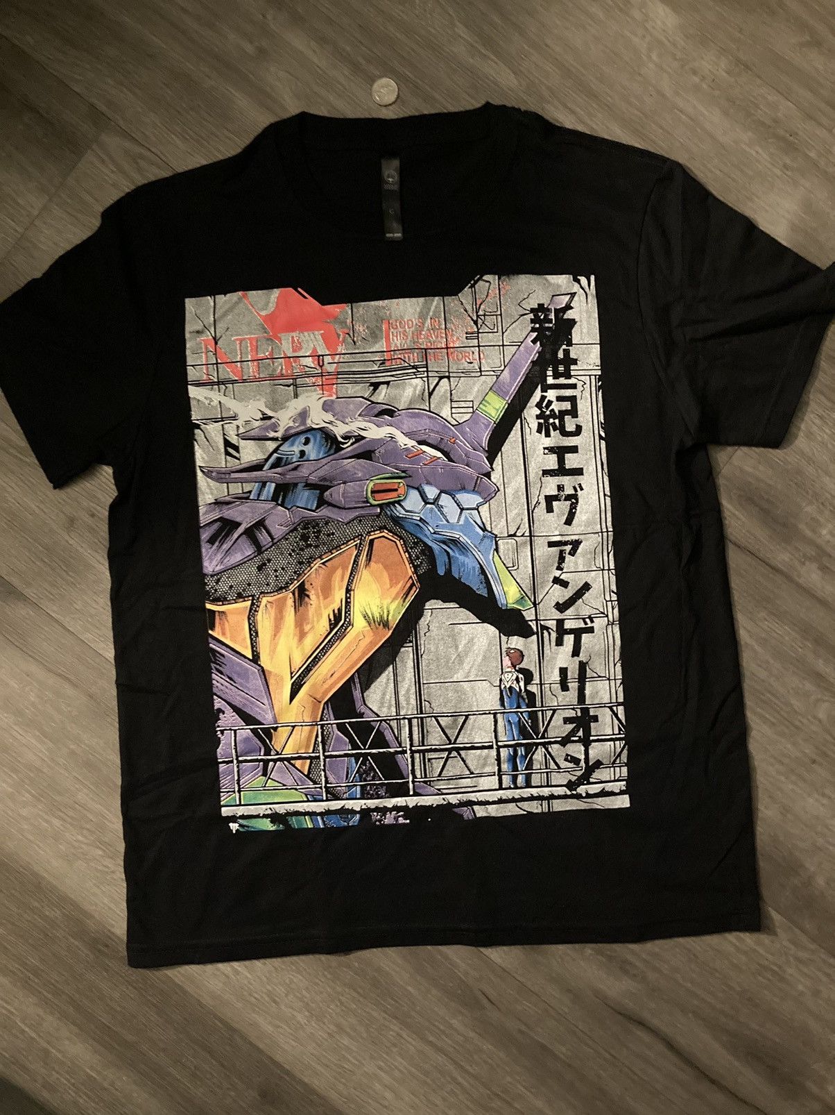 Japanese Brand × Vintage Vintage Y2K Neon Genesis Mexican Bootleg 
