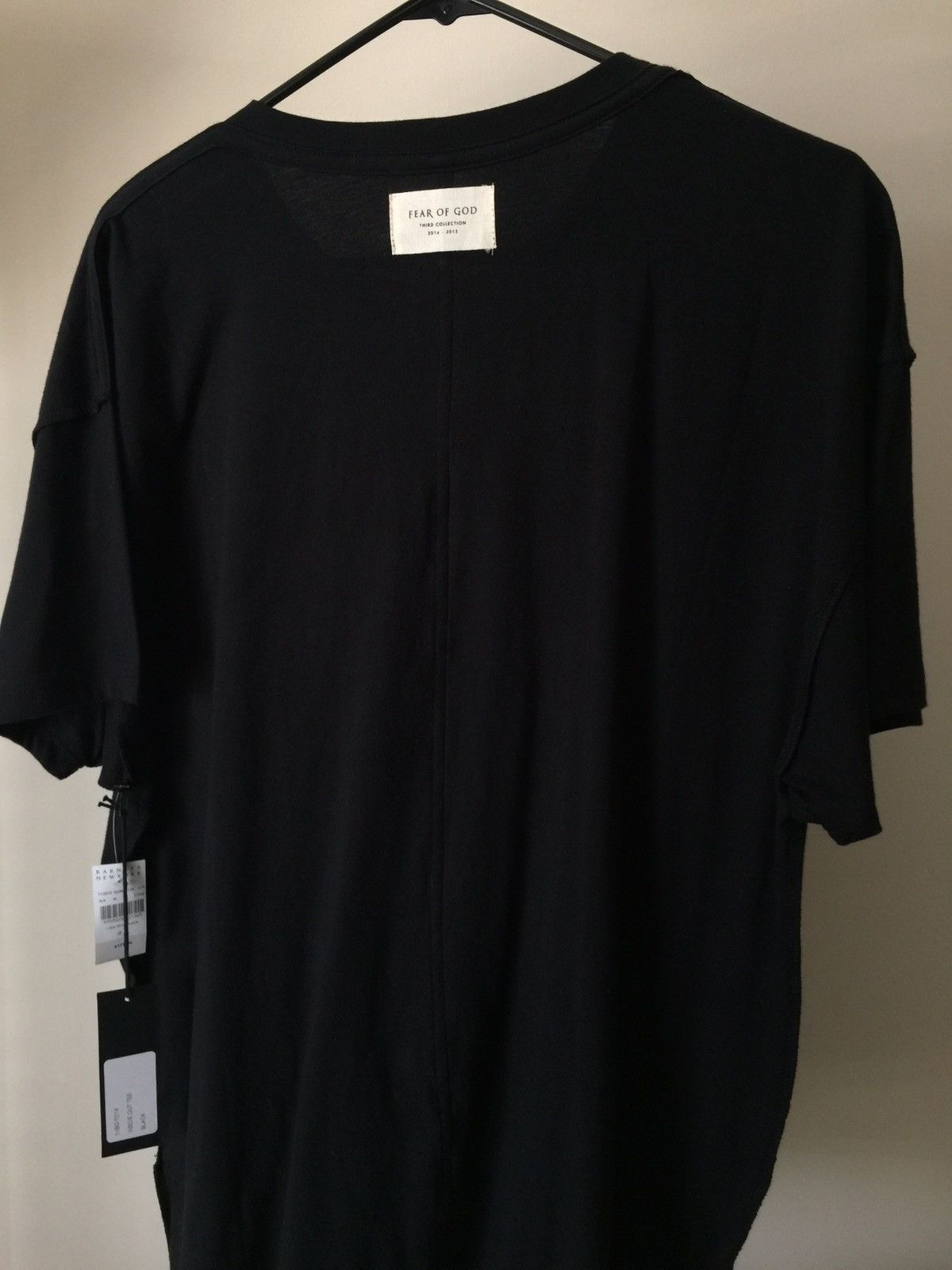 Fear of God Third Collection Inside Out Tee (Black) | Grailed