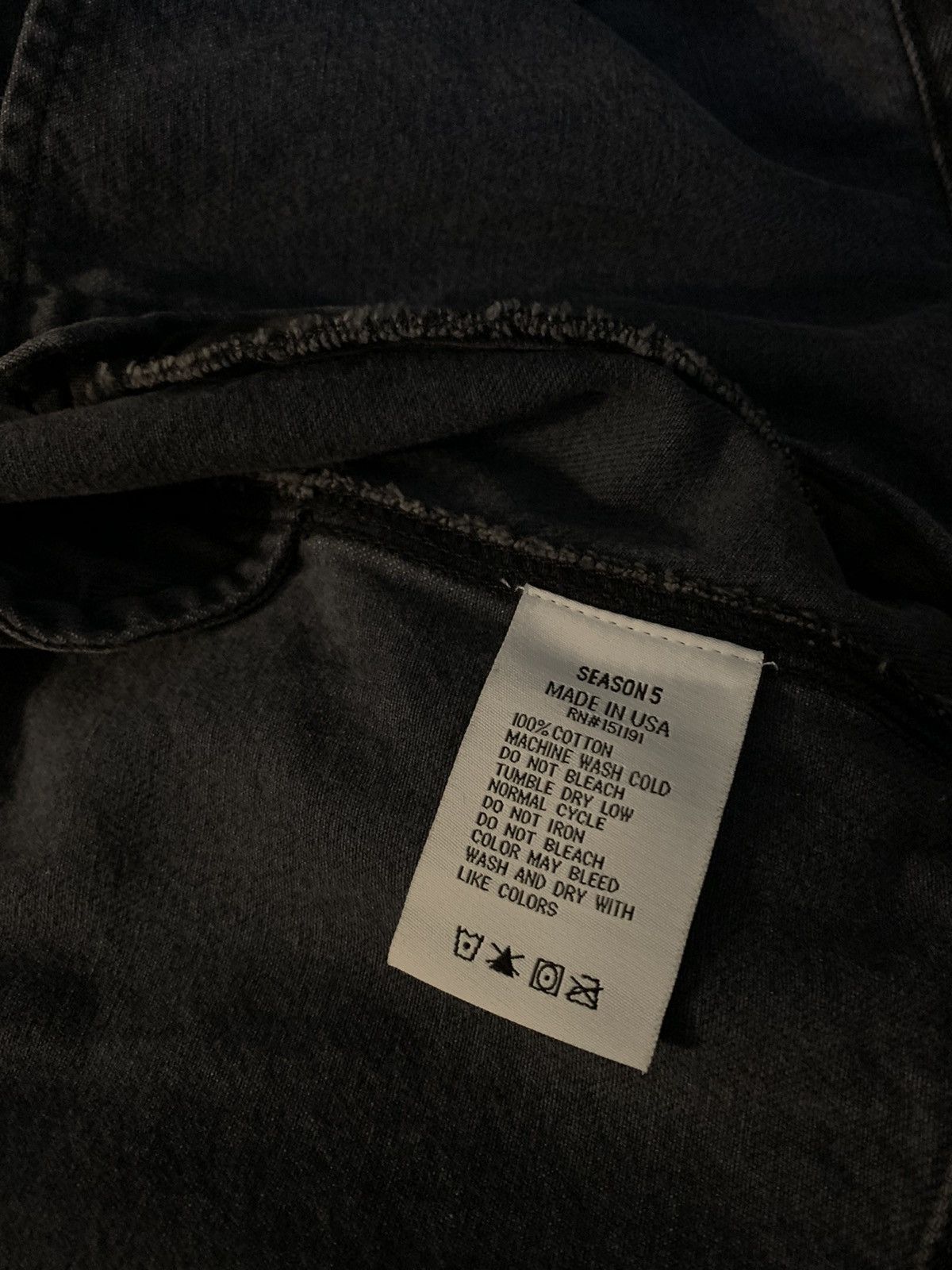 Yeezy Yeezy season 5 Denim Jacket Size US S / EU 44-46 / 1 - 5 Thumbnail