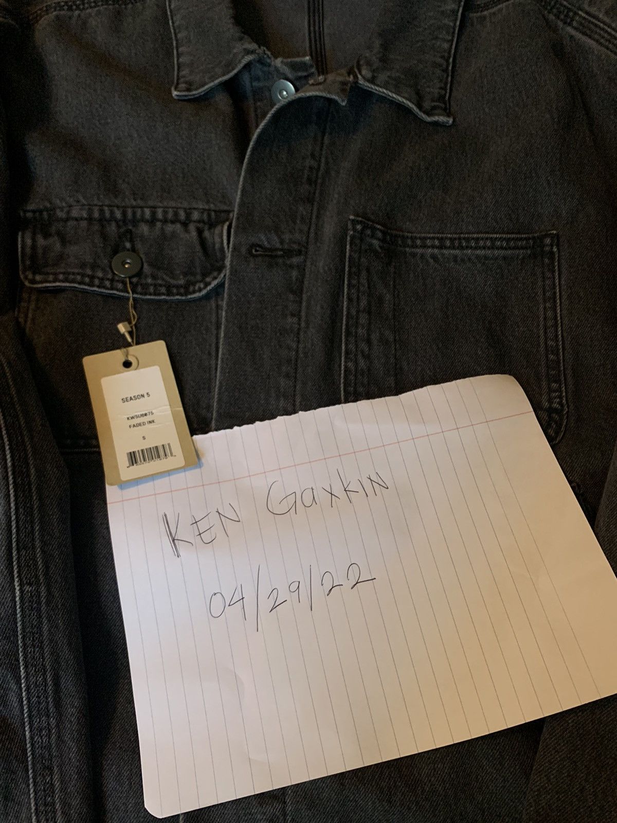 Yeezy Yeezy season 5 Denim Jacket Size US S / EU 44-46 / 1 - 7 Thumbnail