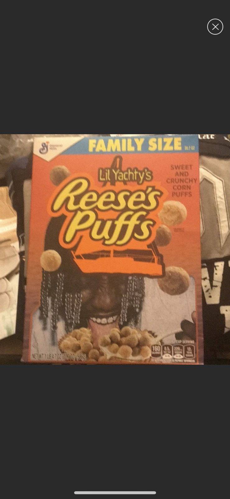 菓子 Lil Yachty's Reese's Puffs Lil Yachty Reese's Puffs Cereal - Full Set Of All 4 - Sealed