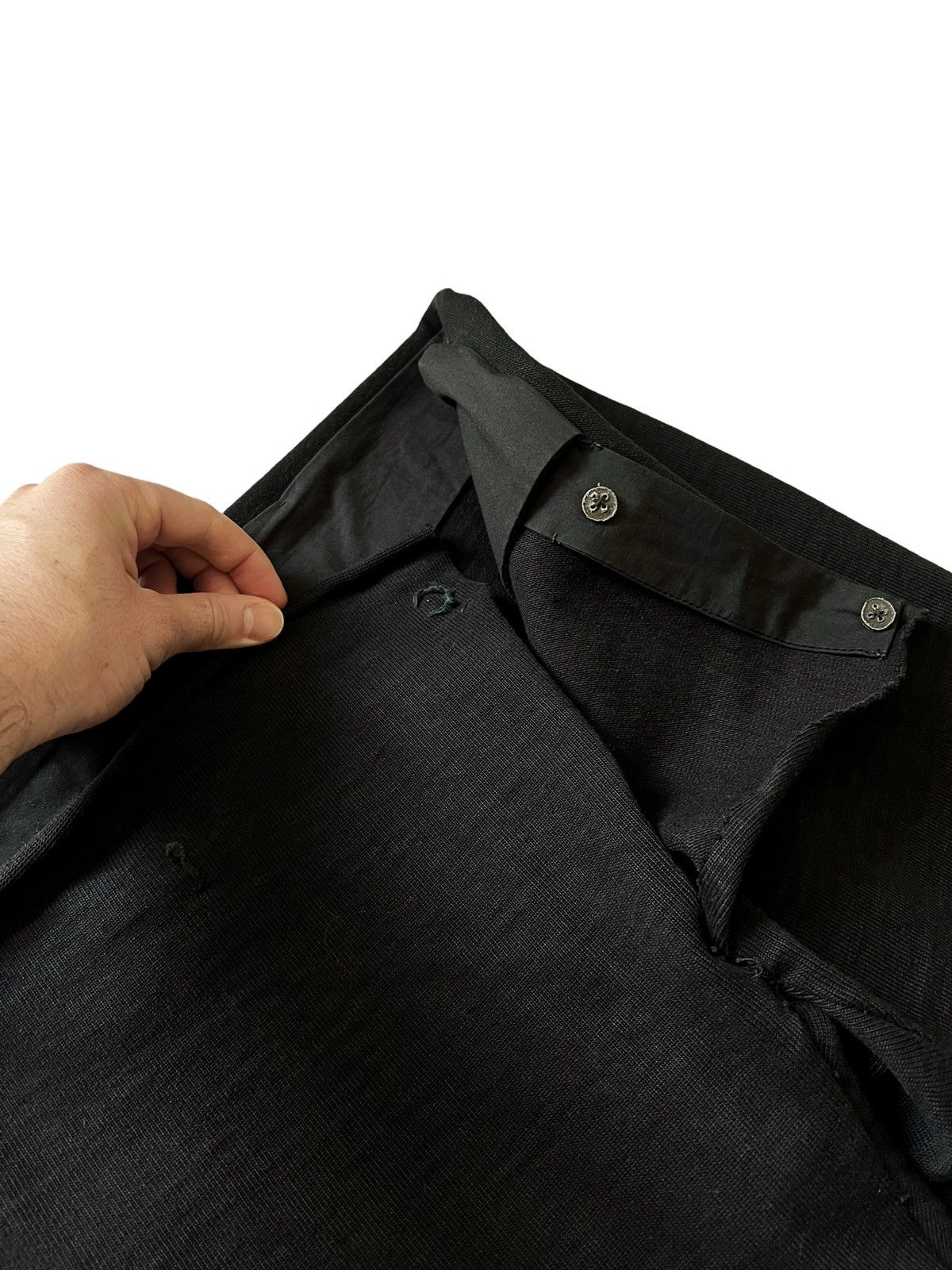 Ma+ Envelope Fly Raw Hem Heavy Cotton Pants Size US 32 / EU 48 - 5 Thumbnail