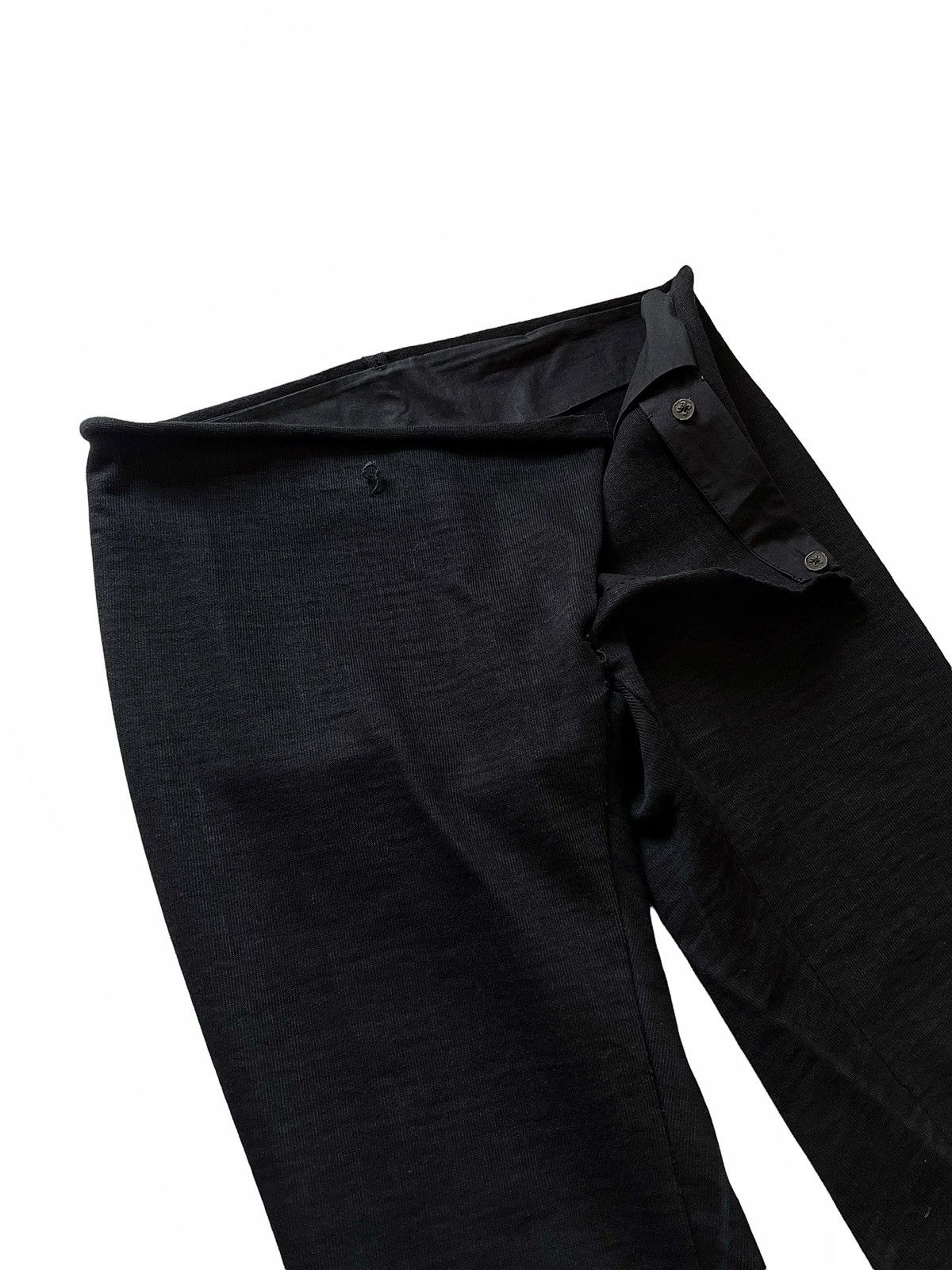 Ma+ Envelope Fly Raw Hem Heavy Cotton Pants Size US 32 / EU 48 - 3 Thumbnail