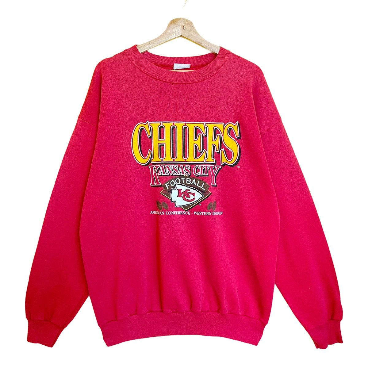 90s Kansas City Chiefs popular Crewneck Sweatshirt