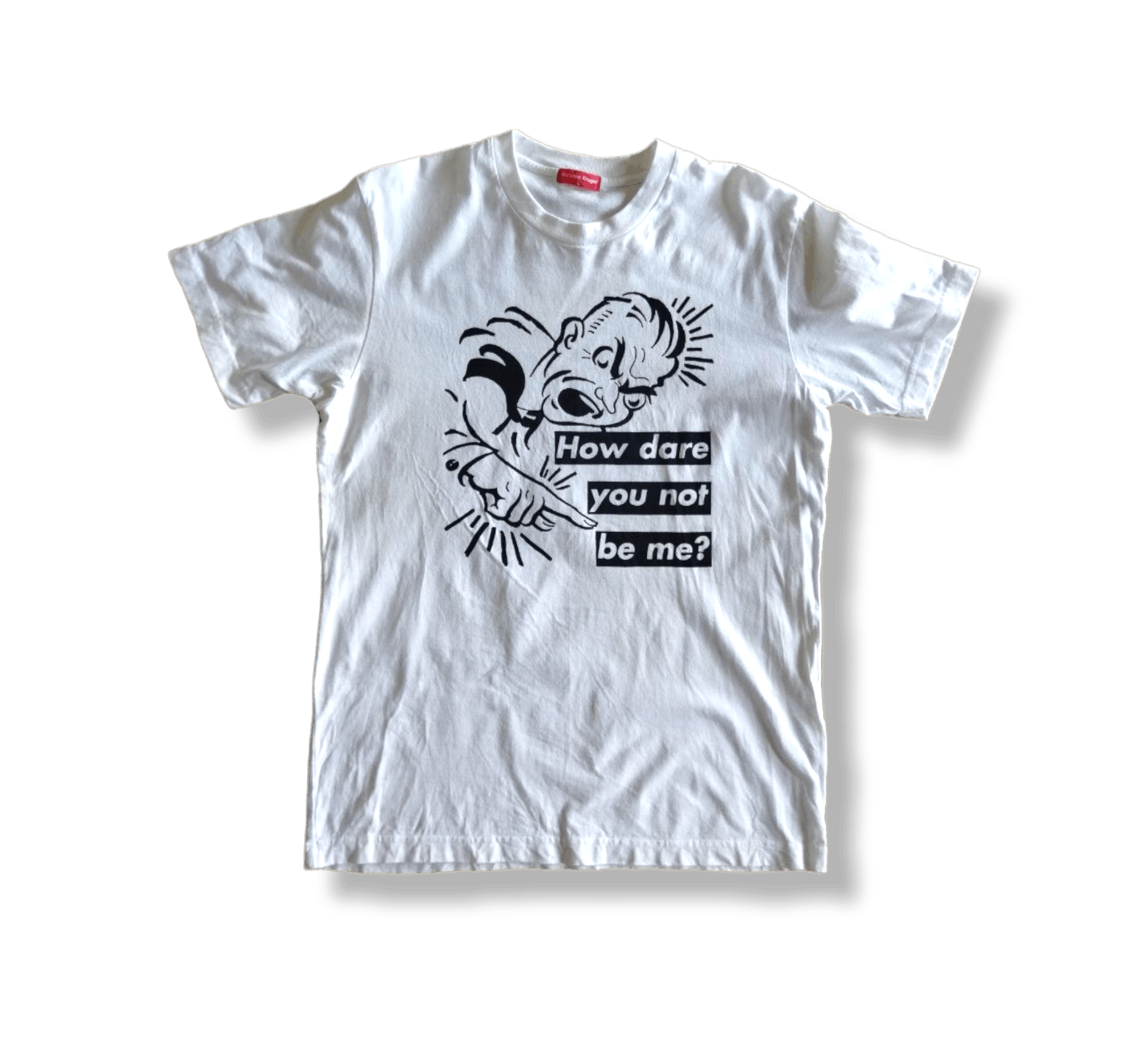 image of Archival Clothing x Art vintage Barbara Kruger T Shirt in White, Men's (Size Large)