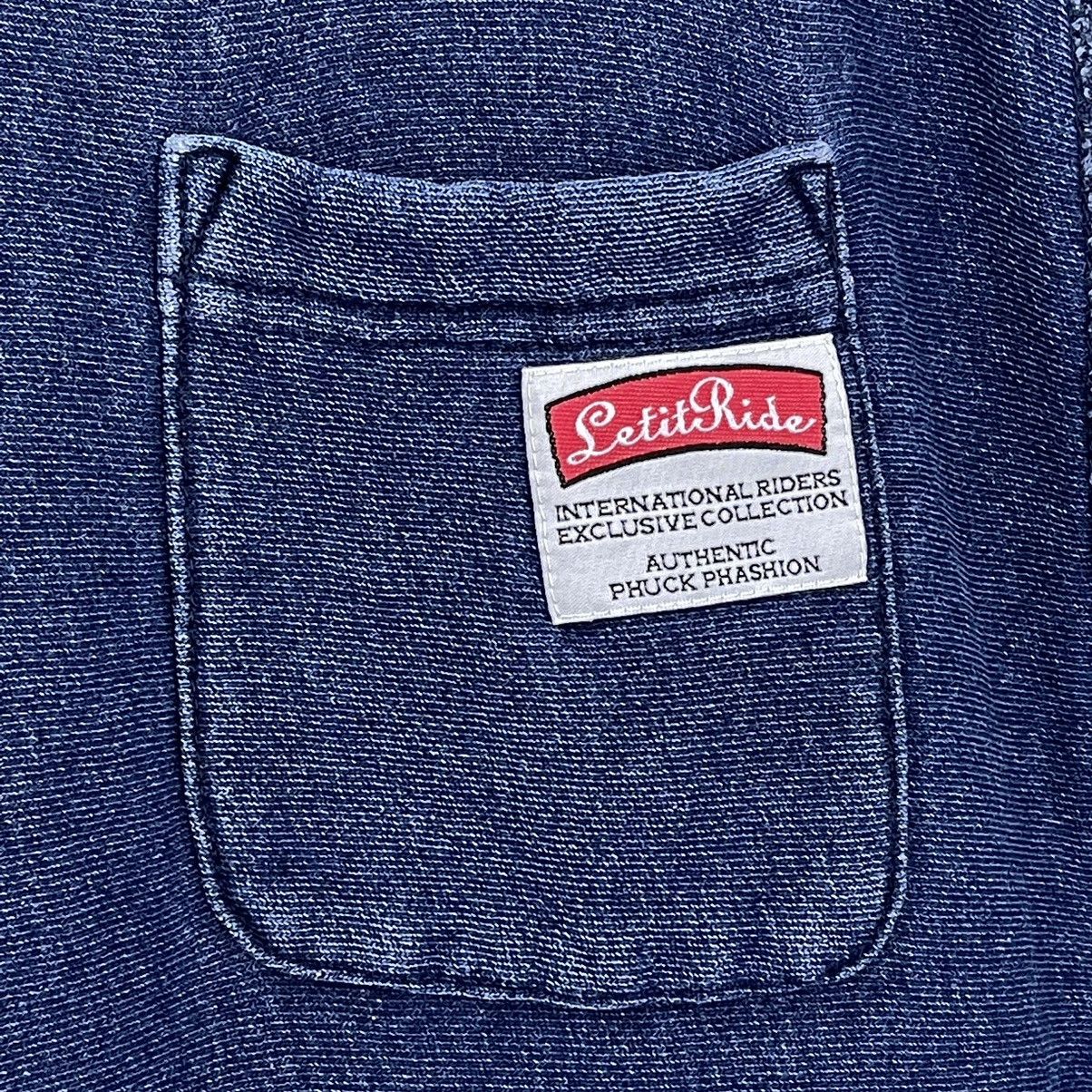 Champion Vintage Champion Jeans Letit Ride Single Pocket Short Sleeve Size US M / EU 48-50 / 2 - 5 Thumbnail