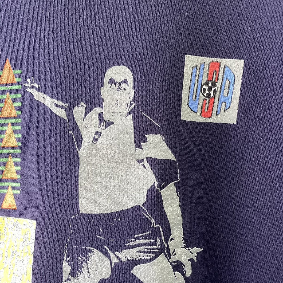 Vintage Vintage 90s Soccer Goal Usa Crewneck Sweatshirt Size L Size US L / EU 52-54 / 3 - 6 Thumbnail