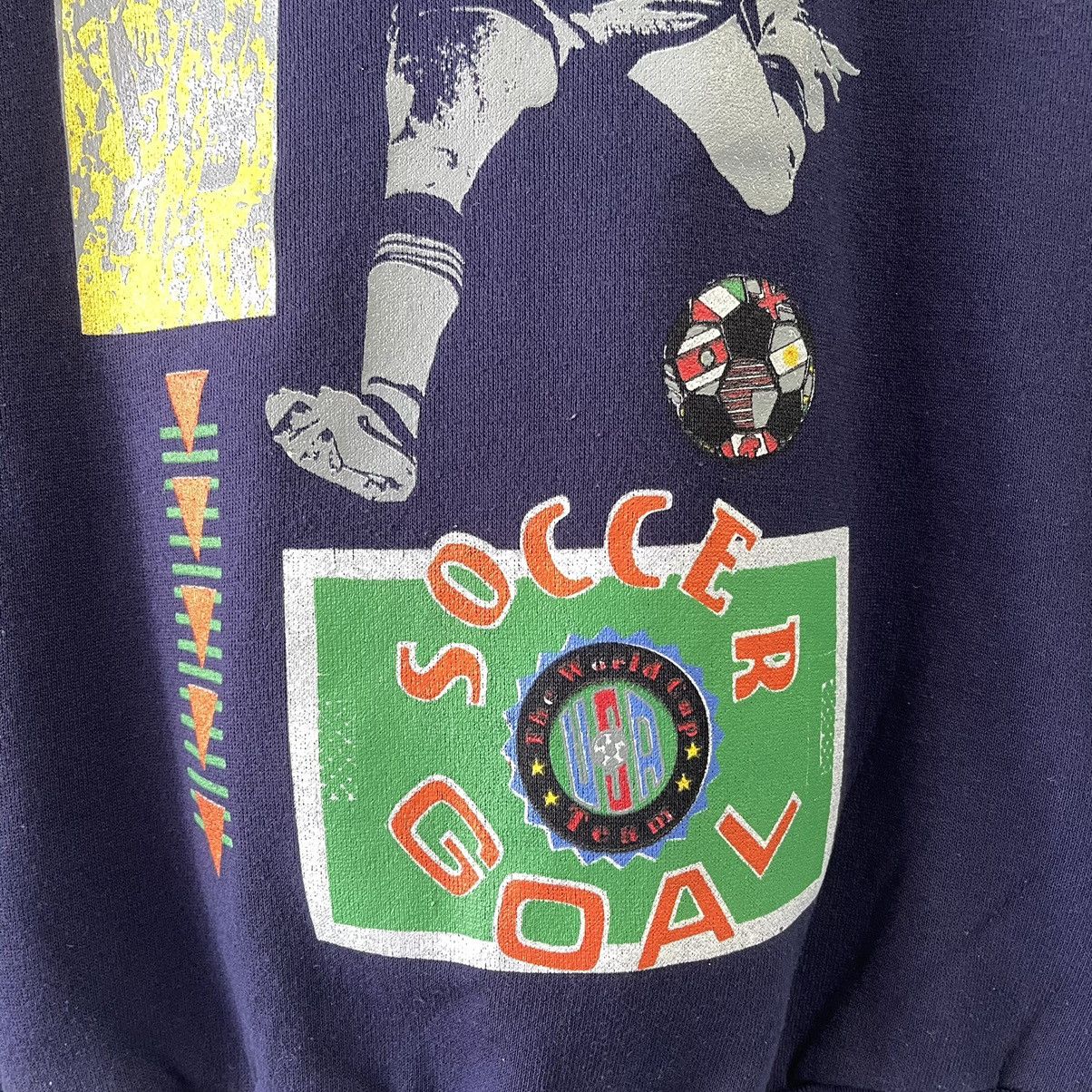 Vintage Vintage 90s Soccer Goal Usa Crewneck Sweatshirt Size L Size US L / EU 52-54 / 3 - 7 Thumbnail