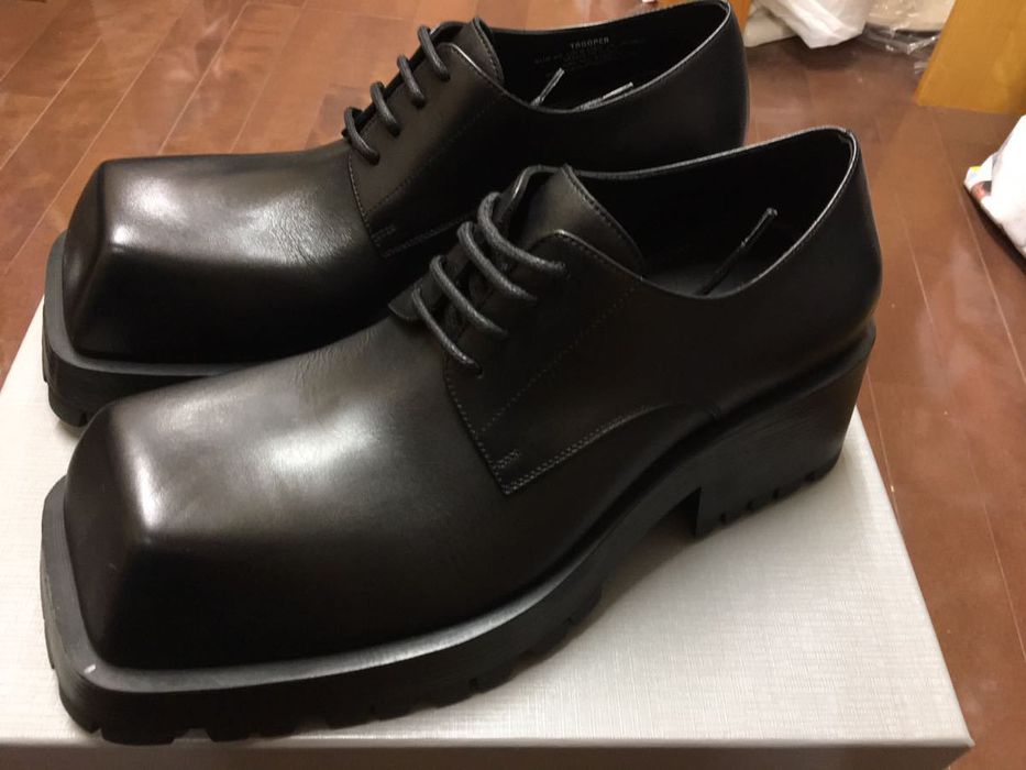 Balenciaga Balenciaga Trooper Leather Derby 43 | Grailed