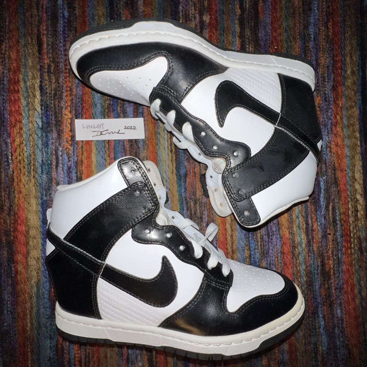 Nike 528899 101 Nike Dunk PANDA Sky High Size 7.5W 6m Grailed