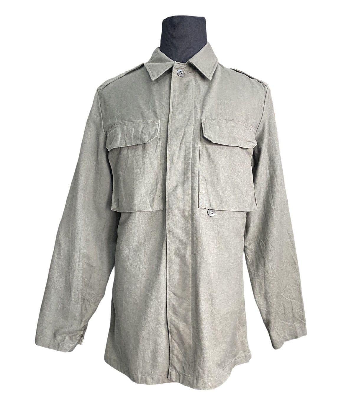 Vintage Vintage 1991 German Army Utility Shirt Size US M / EU 48-50 / 2 - 1 Thumbnail
