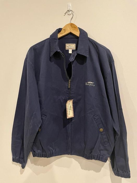 Burberry harrington hot sale jacket blue