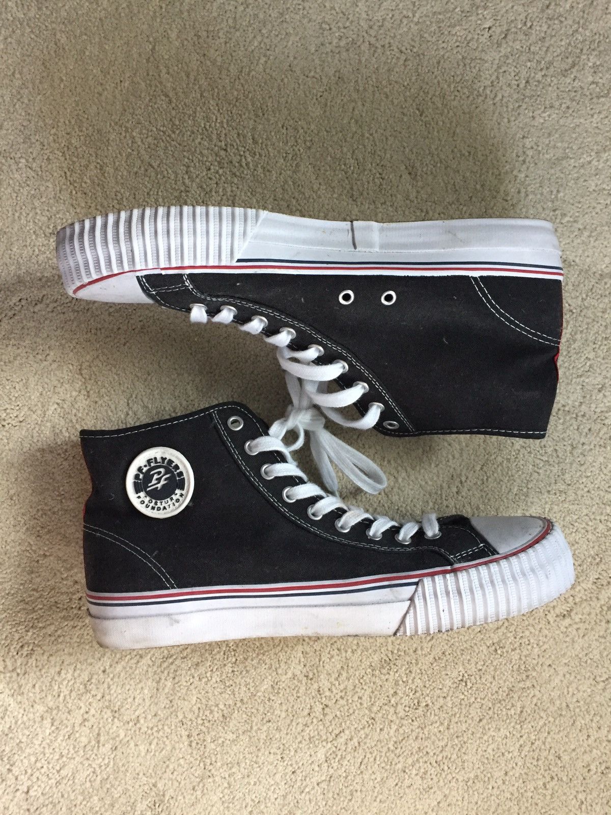 Classic Black Hi Tops