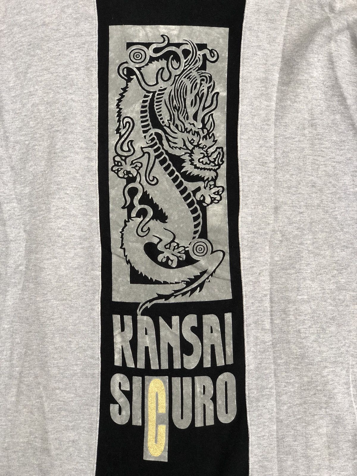 Japanese Brand × Kansai Yamamoto × Yohji Yamamoto Vintage Kansai Sicuro Dragon by Kansai Yamamoto Size US XL / EU 56 / 4 - 4 Thumbnail