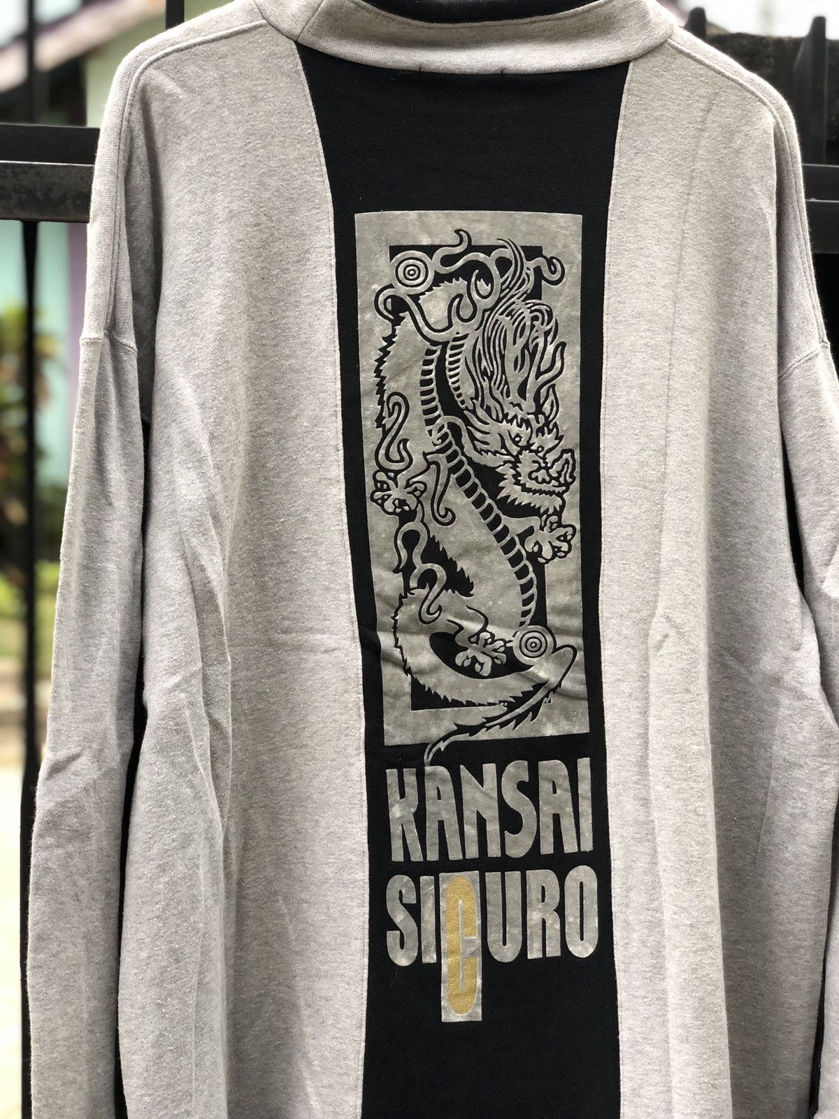 Japanese Brand × Kansai Yamamoto × Yohji Yamamoto Vintage Kansai Sicuro Dragon by Kansai Yamamoto Size US XL / EU 56 / 4 - 3 Thumbnail