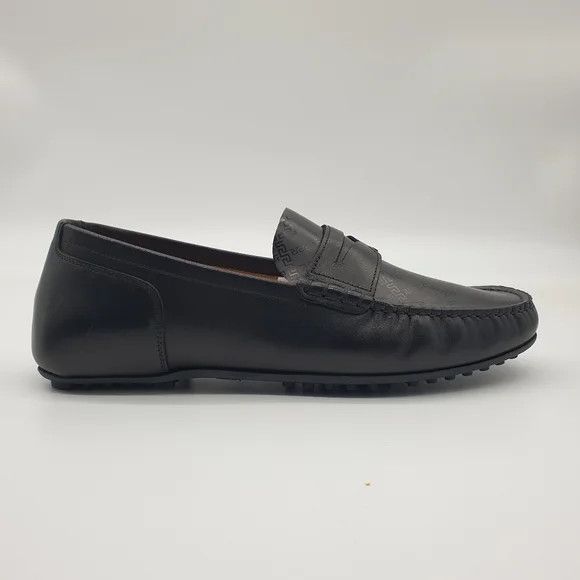 Versace Versace Greca Leather Drivers Mocassins Loafers DSU7564 | Grailed