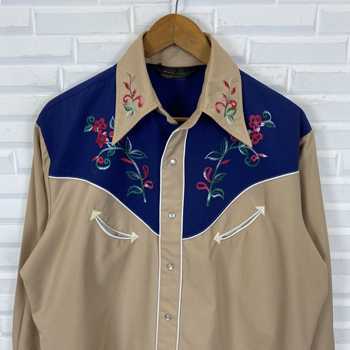 Vintage BAR M RANCHER WESTERN STYLE SNAP BUTTON SHIRT Size US M / EU 48-50 / 2 - 5 Thumbnail