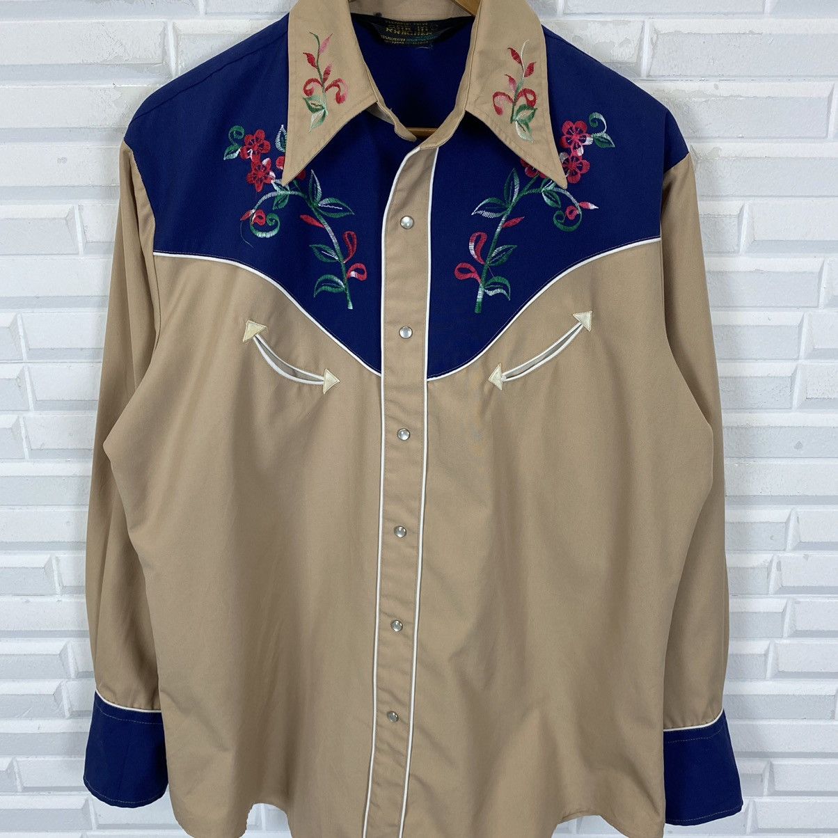 Vintage BAR M RANCHER WESTERN STYLE SNAP BUTTON SHIRT Size US M / EU 48-50 / 2 - 6 Thumbnail