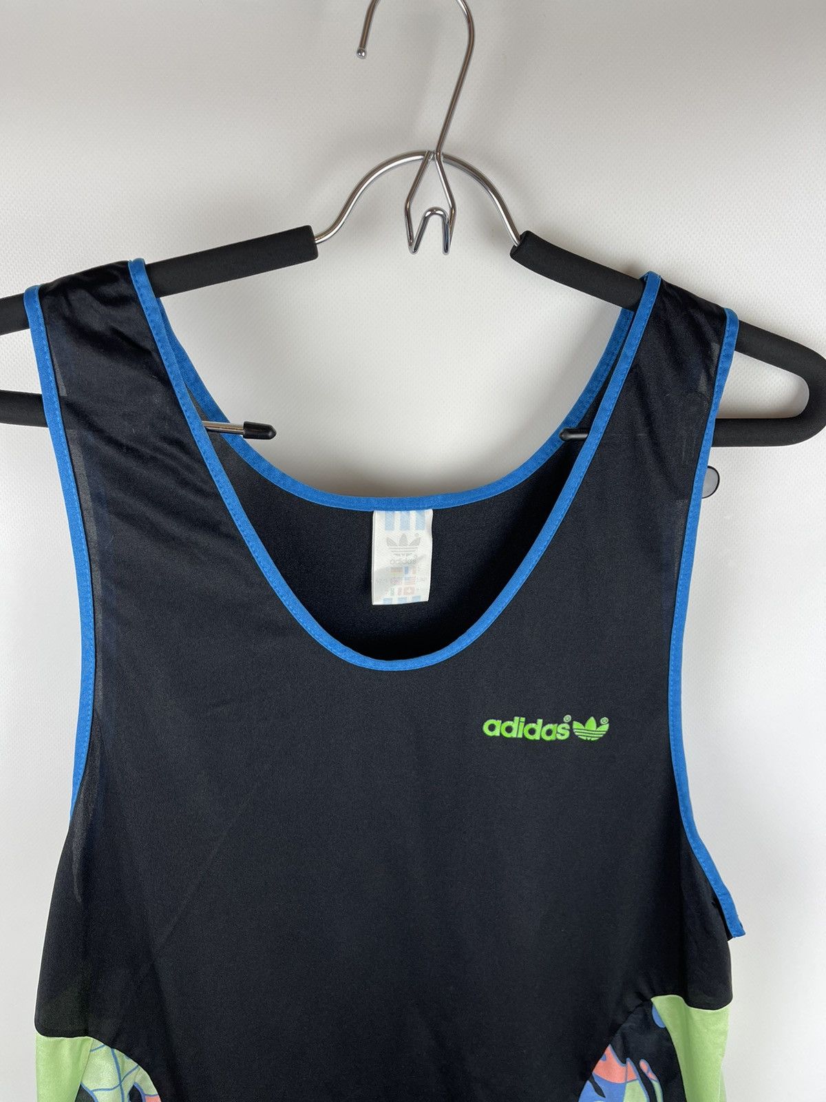 Adidas Adidas vintage 90s multicoloured tank top shirt Size US M / EU 48-50 / 2 - 2 Thumbnail