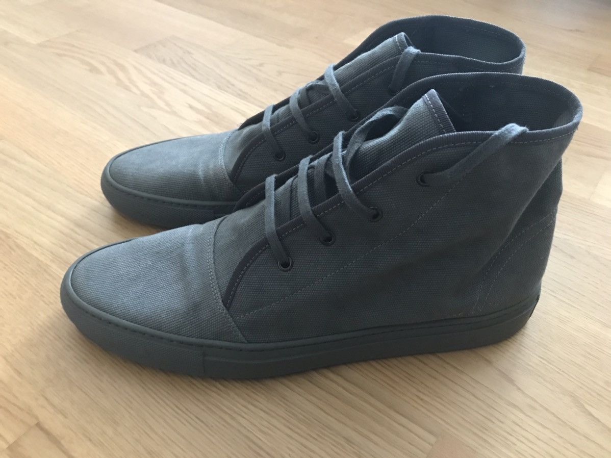 Common Projects COMMON PROJECTS MENS CANVAS LACE UP SNEAKER BOOTS - SS2009 Size US 11.5 / EU 44-45 - 1 Thumbnail