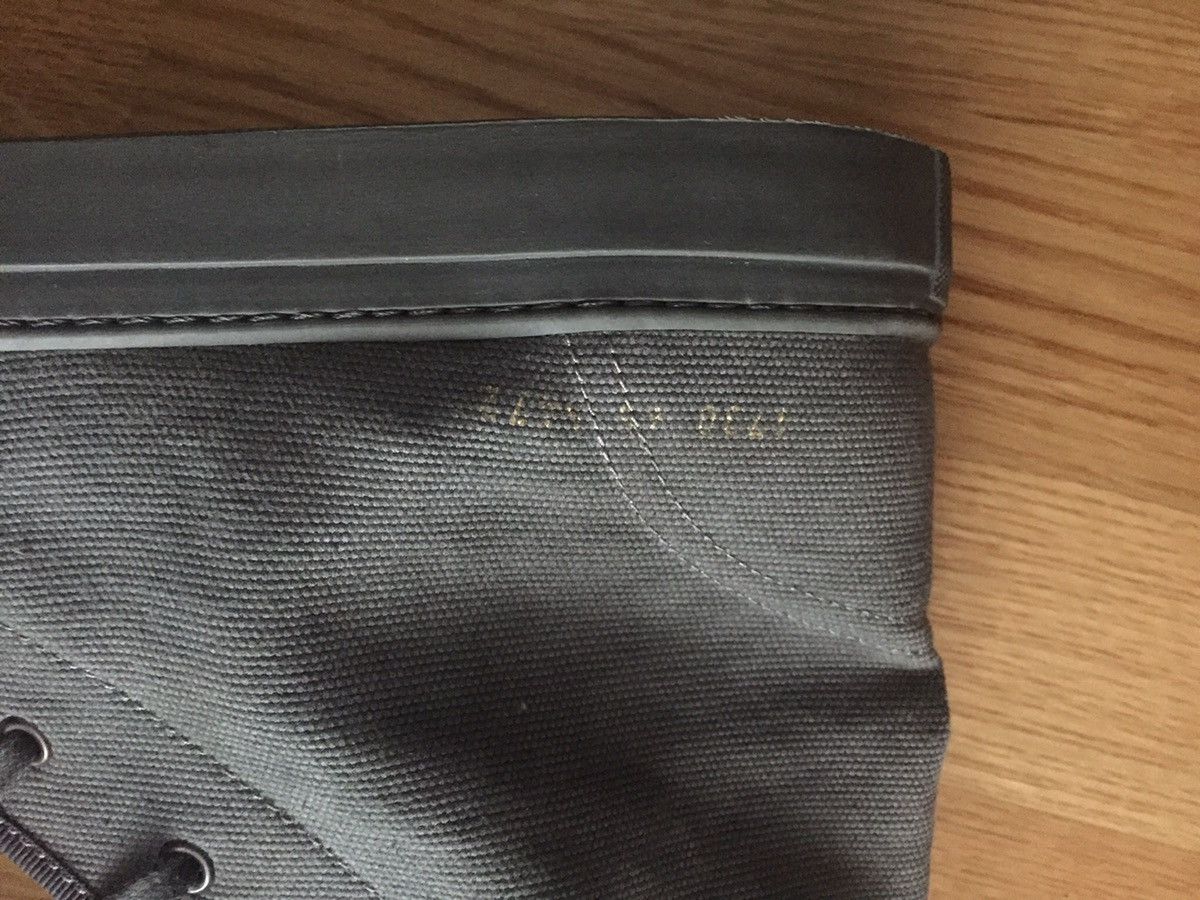 Common Projects COMMON PROJECTS MENS CANVAS LACE UP SNEAKER BOOTS - SS2009 Size US 11.5 / EU 44-45 - 6 Thumbnail