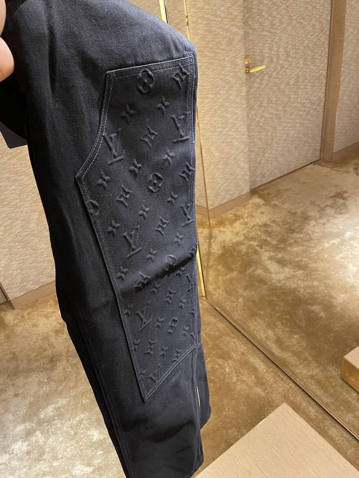 Louis Vuitton Lv Monogram Denim Jeans, Grailed