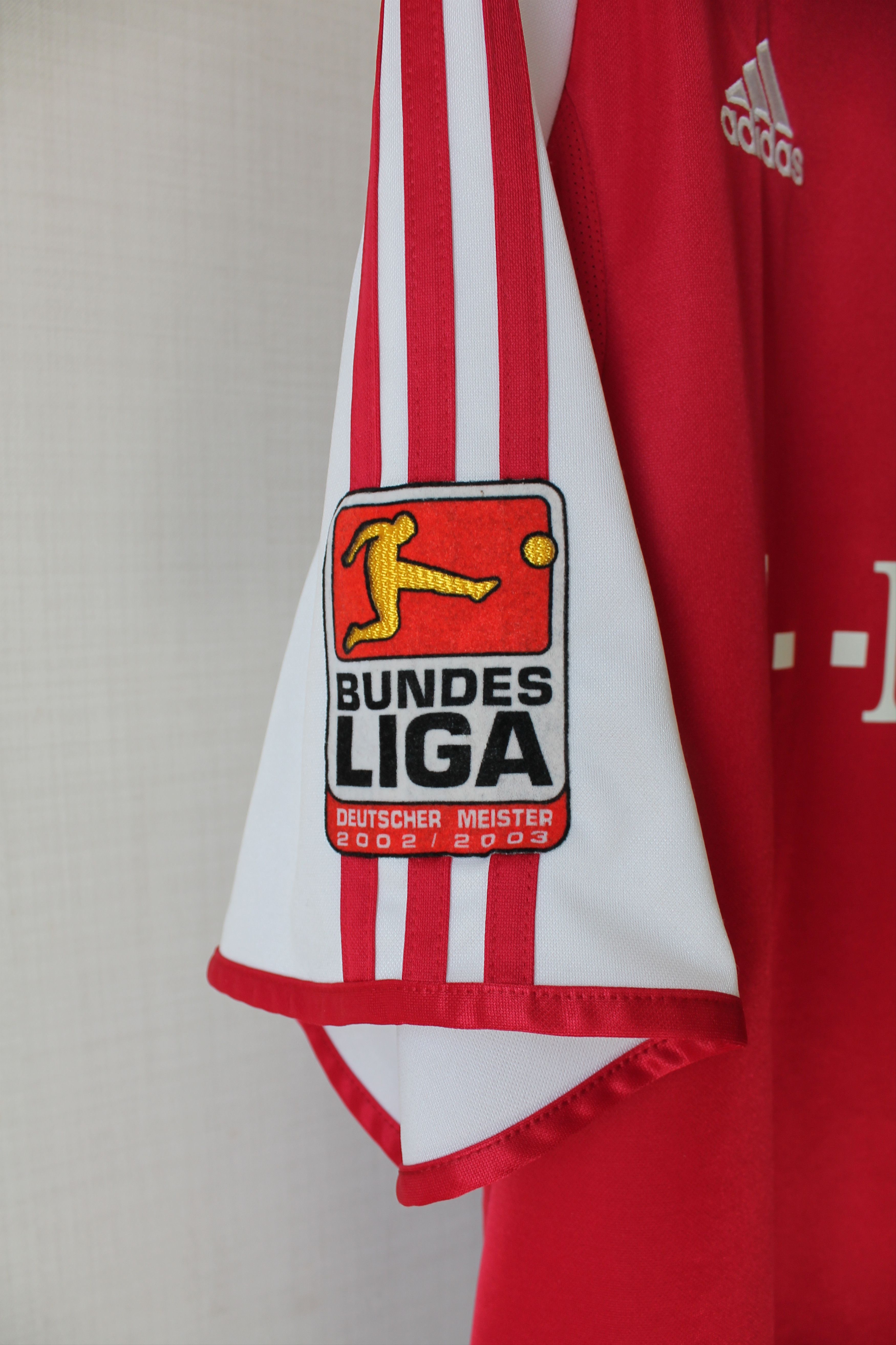 Adidas 2003 2004 Bayern Munich Roy Makaay #10 Adidas Jerseys Home Size US XL / EU 56 / 4 - 3 Thumbnail