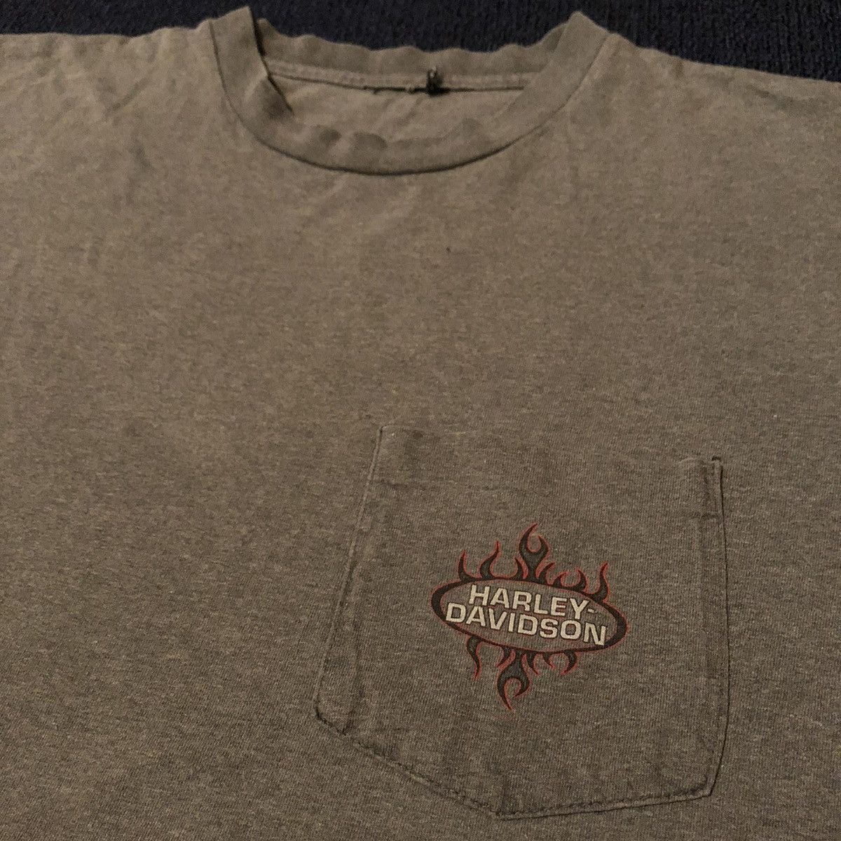 Harley Davidson Vintage 1990s Harley Davidson San Francisco Tire Pocket Tee Size US XL / EU 56 / 4 - 4 Thumbnail