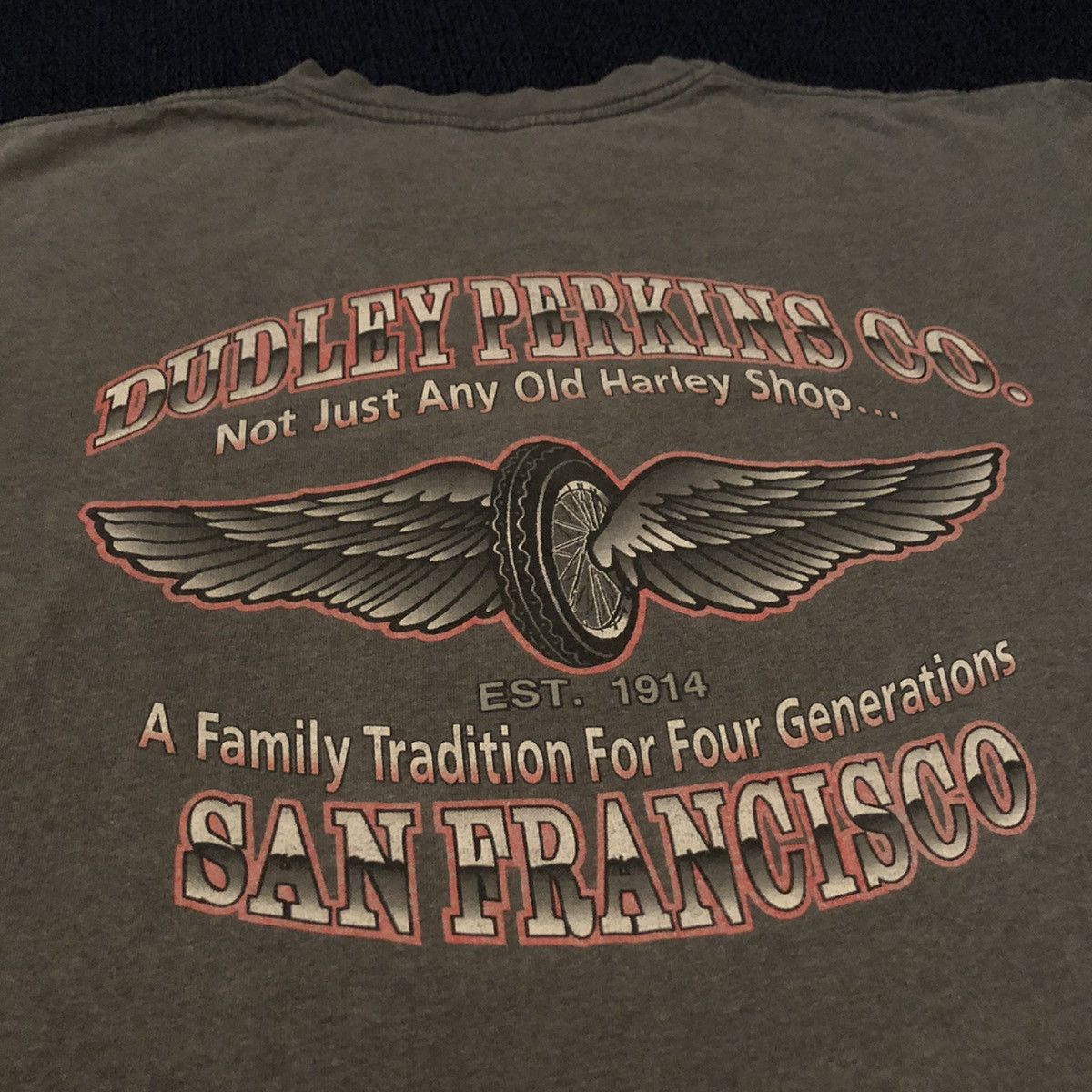 Harley Davidson Vintage 1990s Harley Davidson San Francisco Tire Pocket Tee Size US XL / EU 56 / 4 - 7 Thumbnail