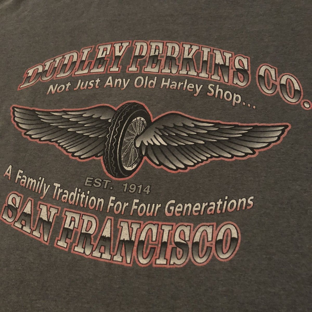 Harley Davidson Vintage 1990s Harley Davidson San Francisco Tire Pocket Tee Size US XL / EU 56 / 4 - 9 Thumbnail