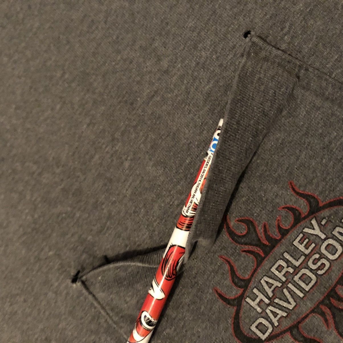 Harley Davidson Vintage 1990s Harley Davidson San Francisco Tire Pocket Tee Size US XL / EU 56 / 4 - 11 Thumbnail