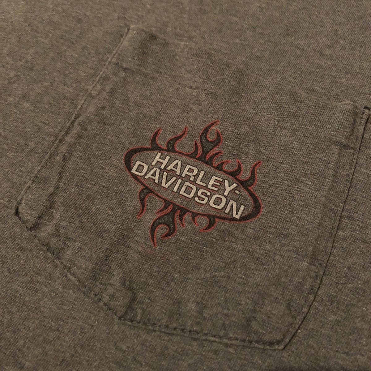 Harley Davidson Vintage 1990s Harley Davidson San Francisco Tire Pocket Tee Size US XL / EU 56 / 4 - 5 Thumbnail