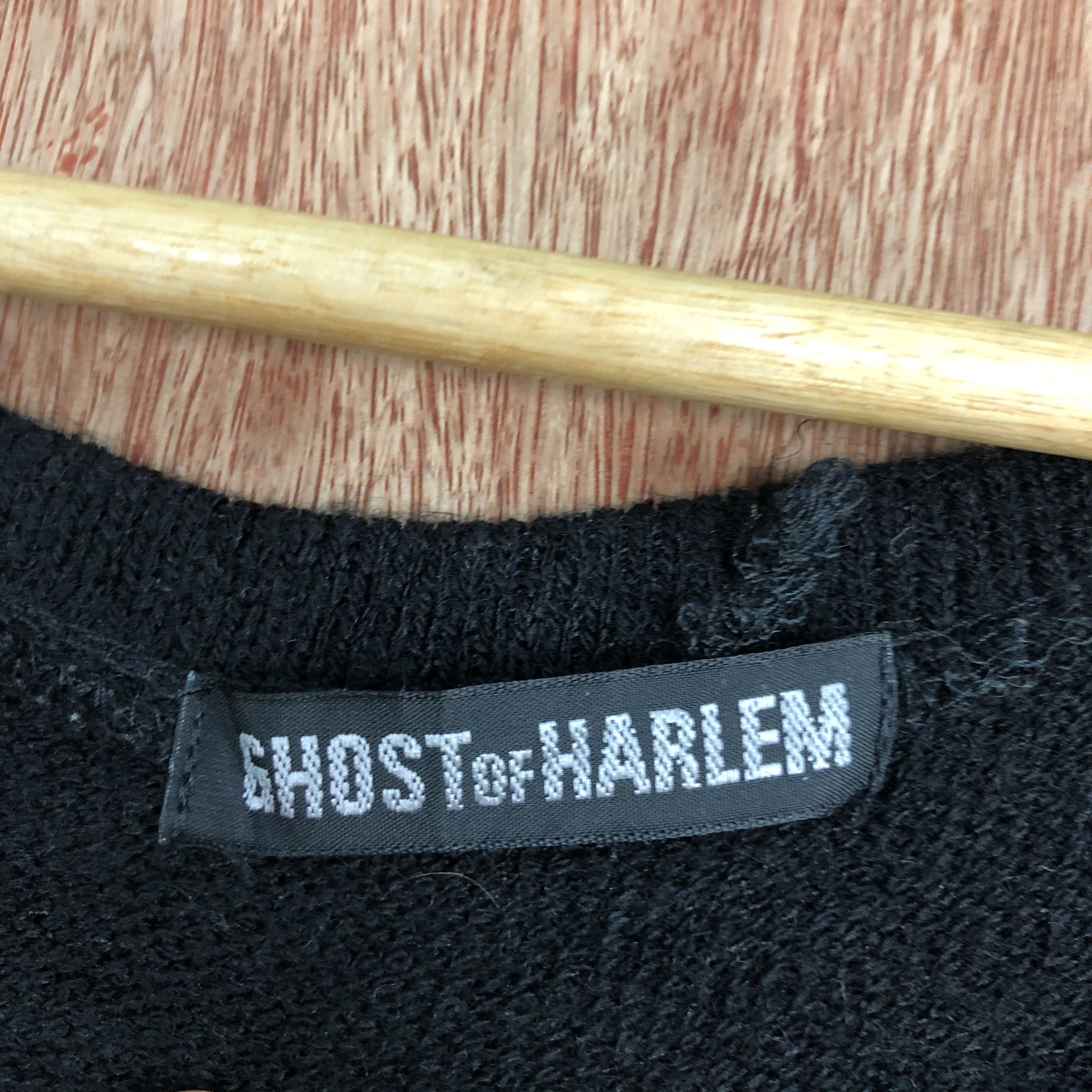 Hypebeast DLL Ghost Of Harlem big skull Grey sweatshirt #c566 Size M / US 6-8 / IT 42-44 - 10 Thumbnail