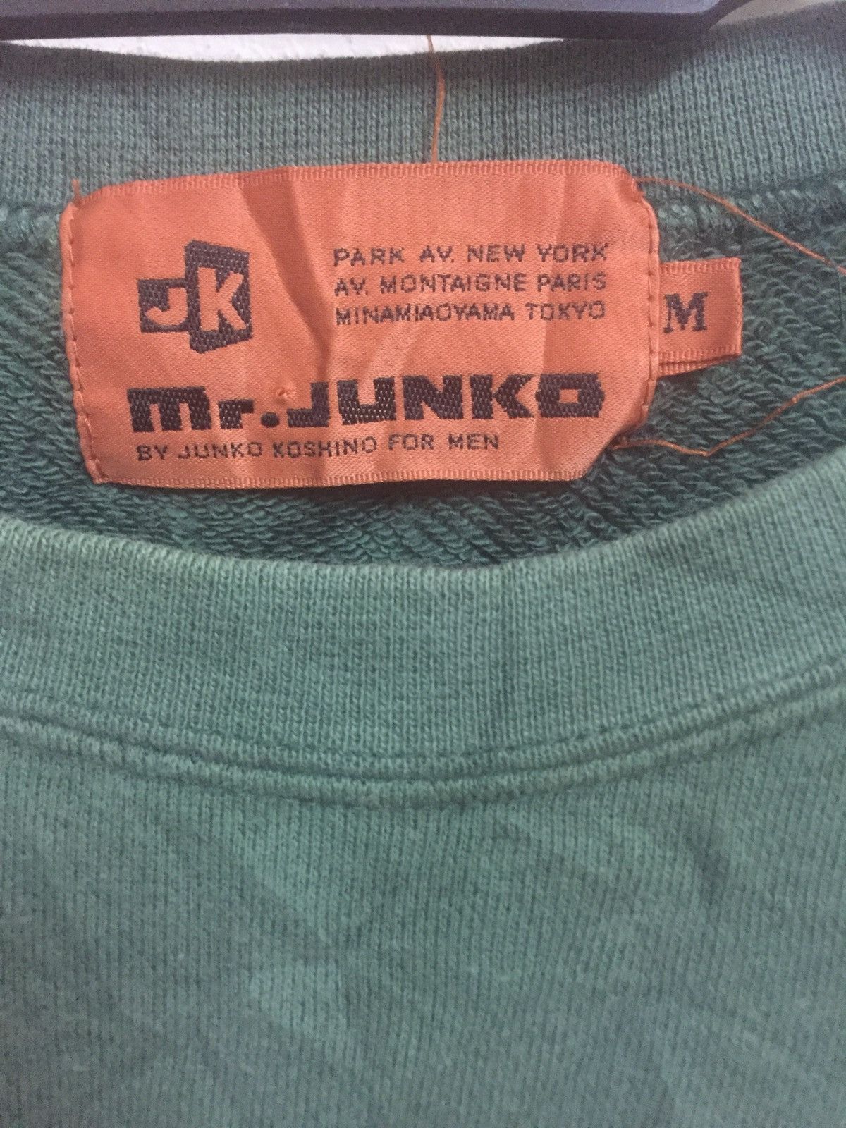 Japanese Brand × Mr. Junko × Vintage Mr JUNKO BIG LOGO NICE DESIGN SWEATER Size US XL / EU 56 / 4 - 4 Thumbnail