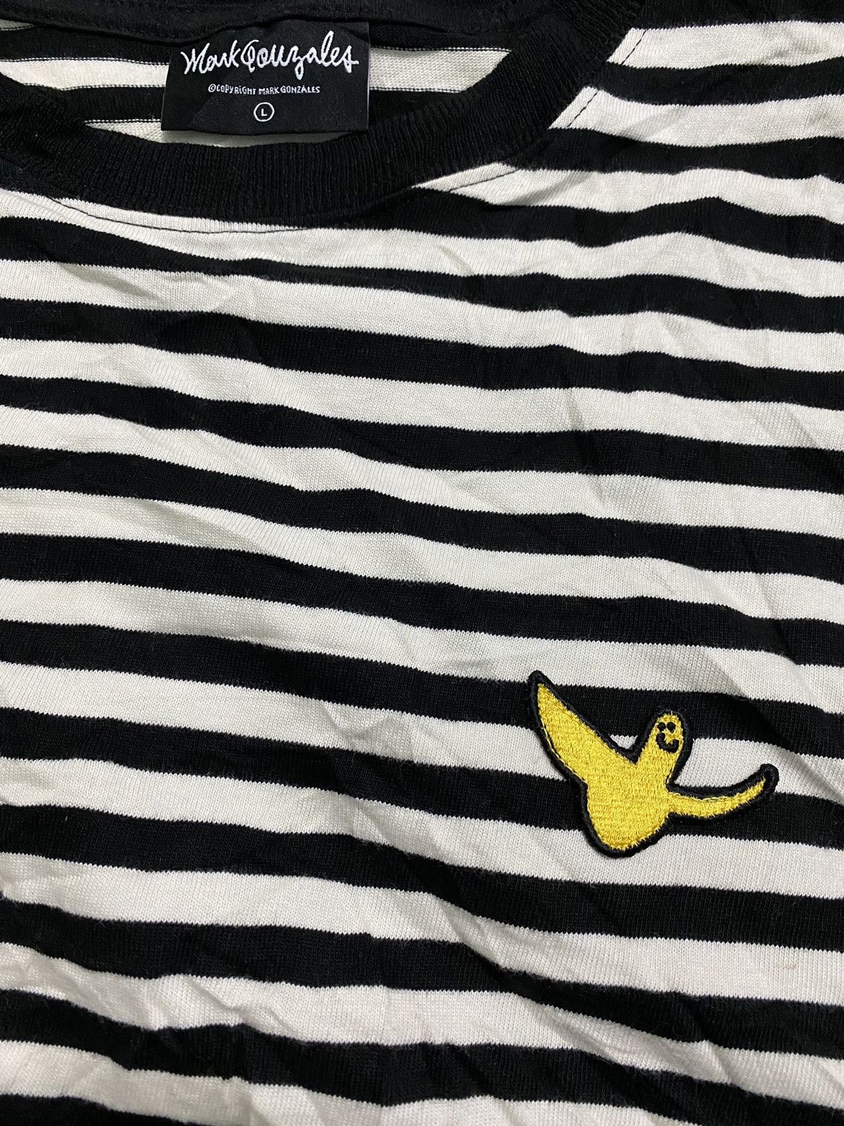 Designer × Japanese Brand × Vintage MARK GONZALES SMALL LOGO LONG SLEEVE SHIRT NICE DESIGN Size US L / EU 52-54 / 3 - 3 Thumbnail