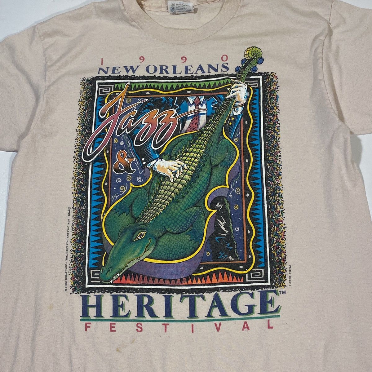 Hanes × Vintage 90’s NOLA Jazz & Heritage Festival Tee Size US L / EU 52-54 / 3 - 4 Thumbnail