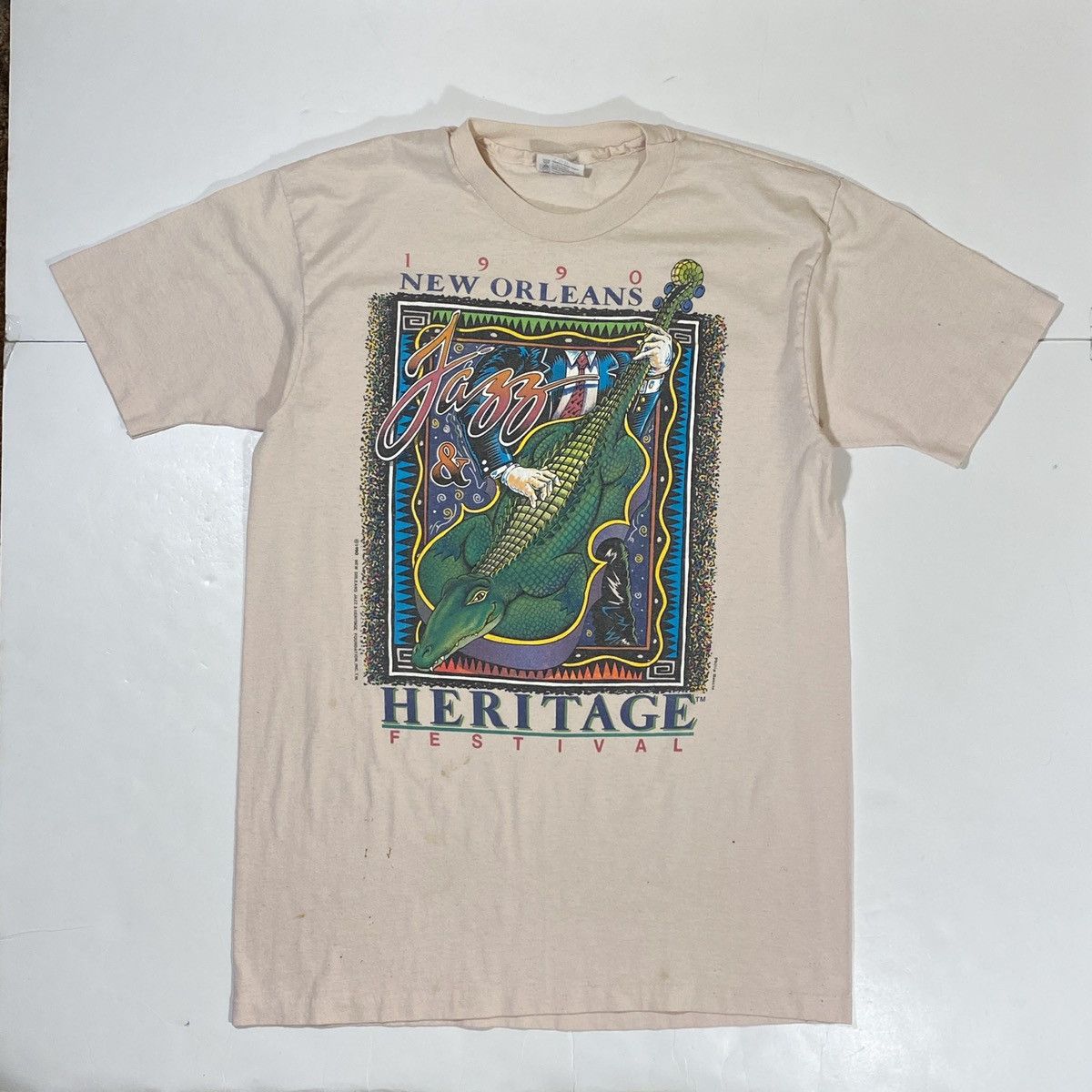 Hanes × Vintage 90’s NOLA Jazz & Heritage Festival Tee Size US L / EU 52-54 / 3 - 1 Thumbnail
