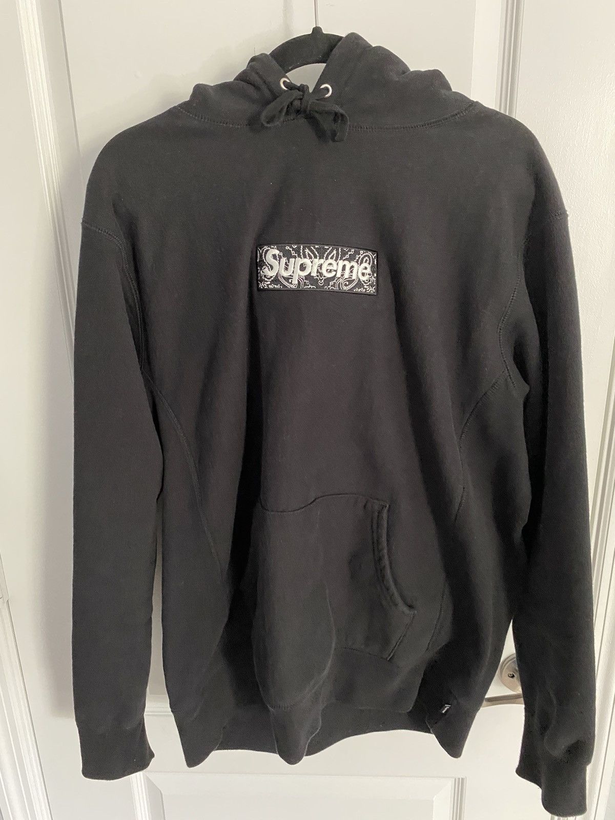 Supreme Supreme Bandana Box Logo Hoodie | Grailed