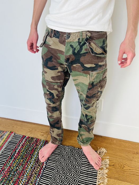 Polo ralph lauren slim 2024 fit camo cargo pant