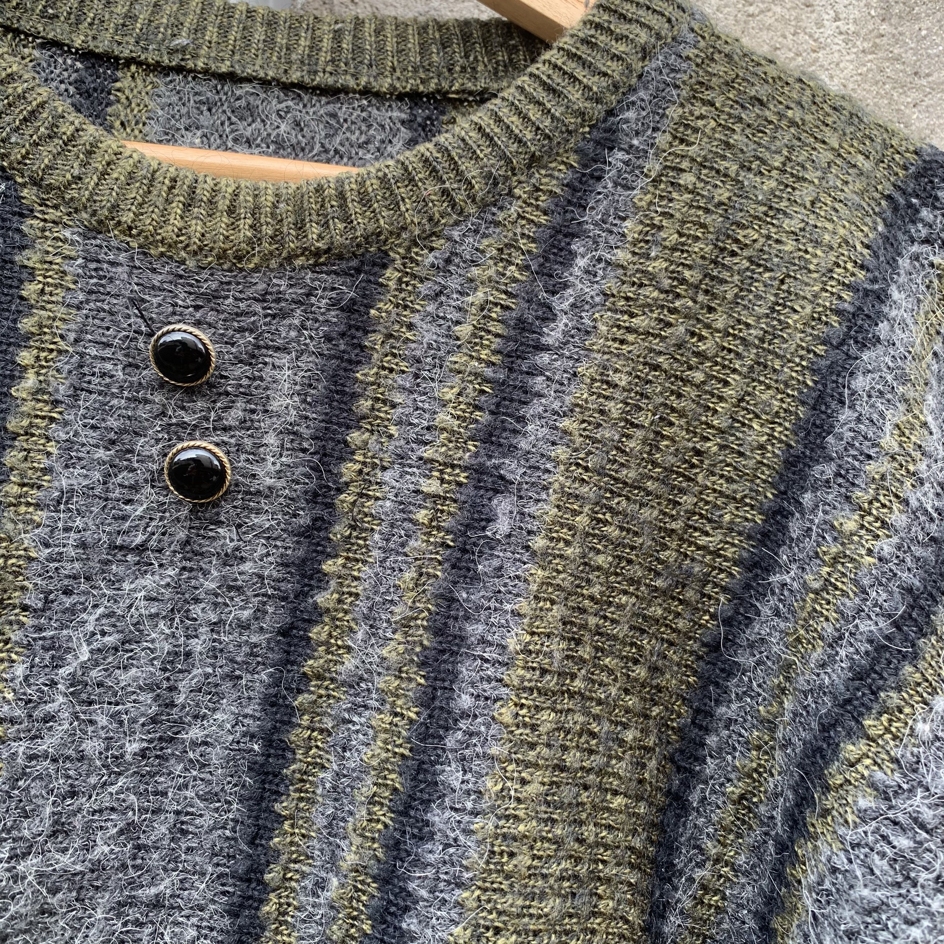 Aran Isles Knitwear Mohair Knit Unbranded Jumper Pullover Sweater Made In Japan Size US L / EU 52-54 / 3 - 4 Thumbnail