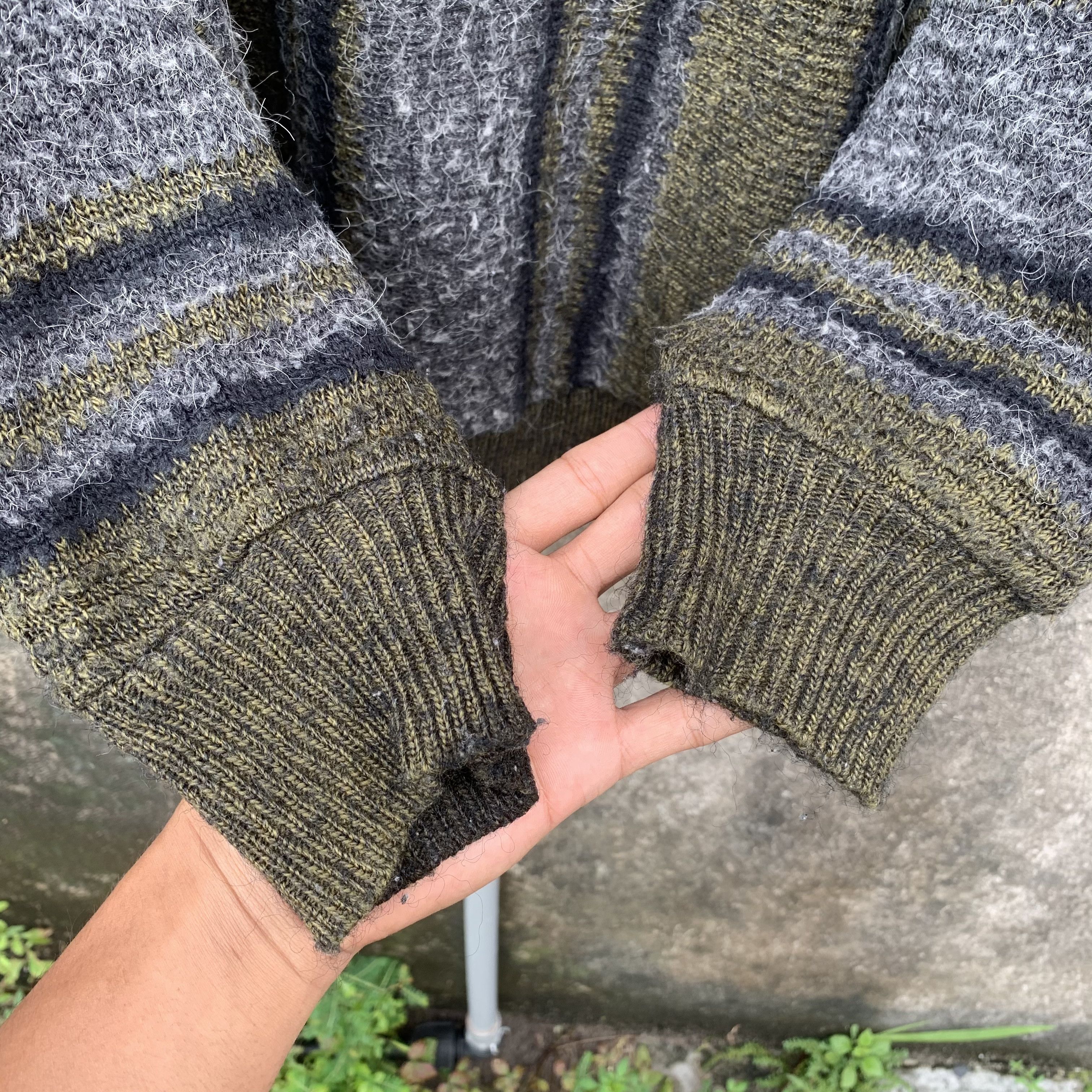 Aran Isles Knitwear Mohair Knit Unbranded Jumper Pullover Sweater Made In Japan Size US L / EU 52-54 / 3 - 5 Thumbnail