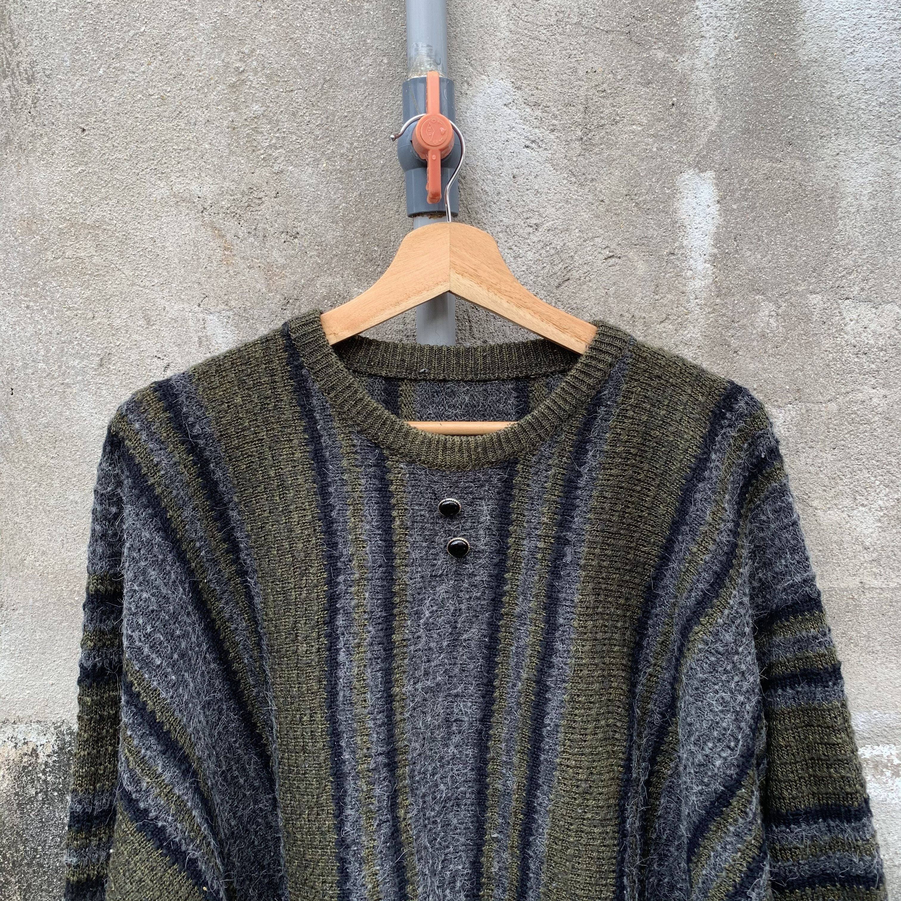 Aran Isles Knitwear Mohair Knit Unbranded Jumper Pullover Sweater Made In Japan Size US L / EU 52-54 / 3 - 2 Thumbnail